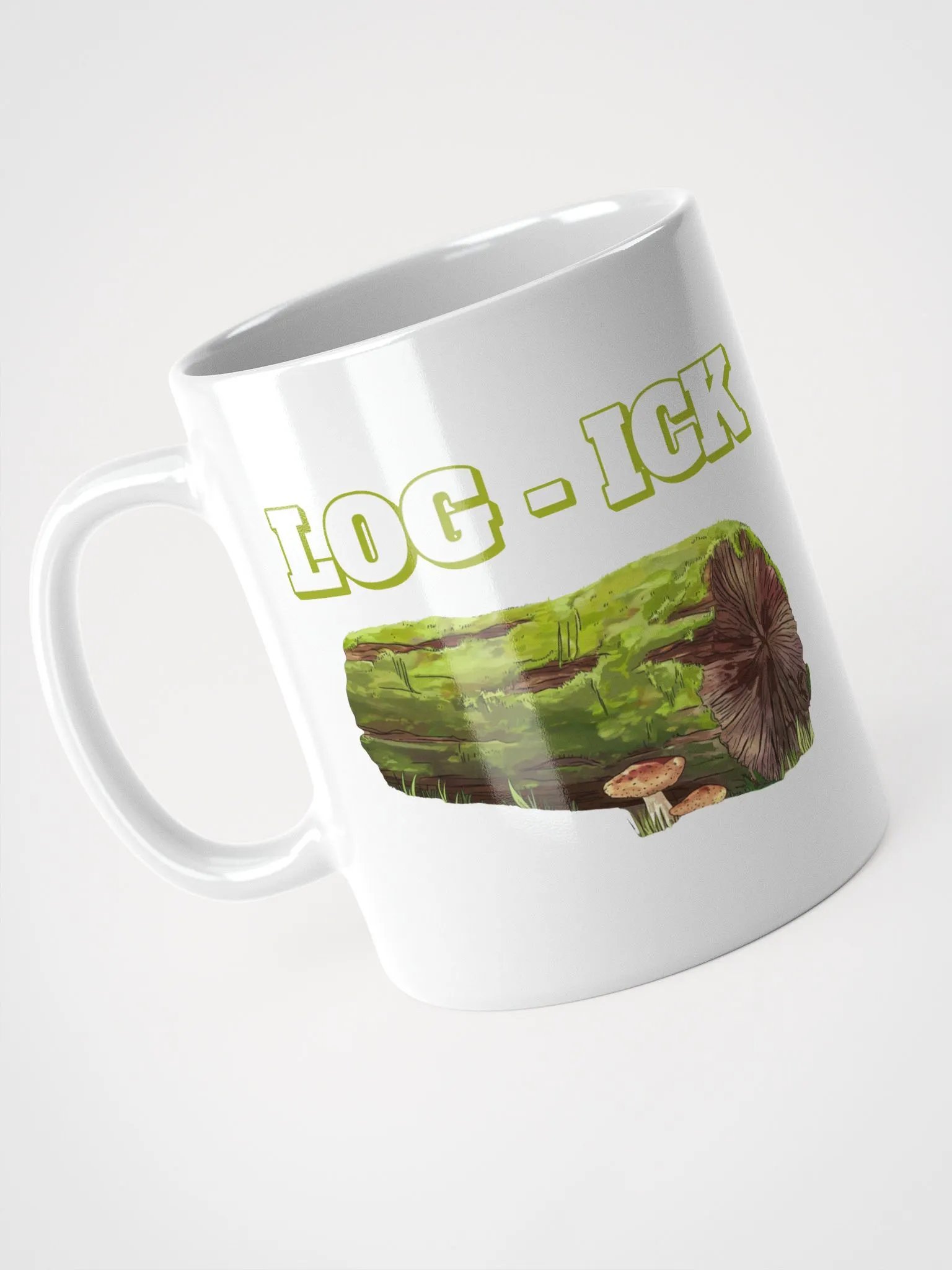 Log - Ick: Funny Play On Words White Coffee Mug product image (10)