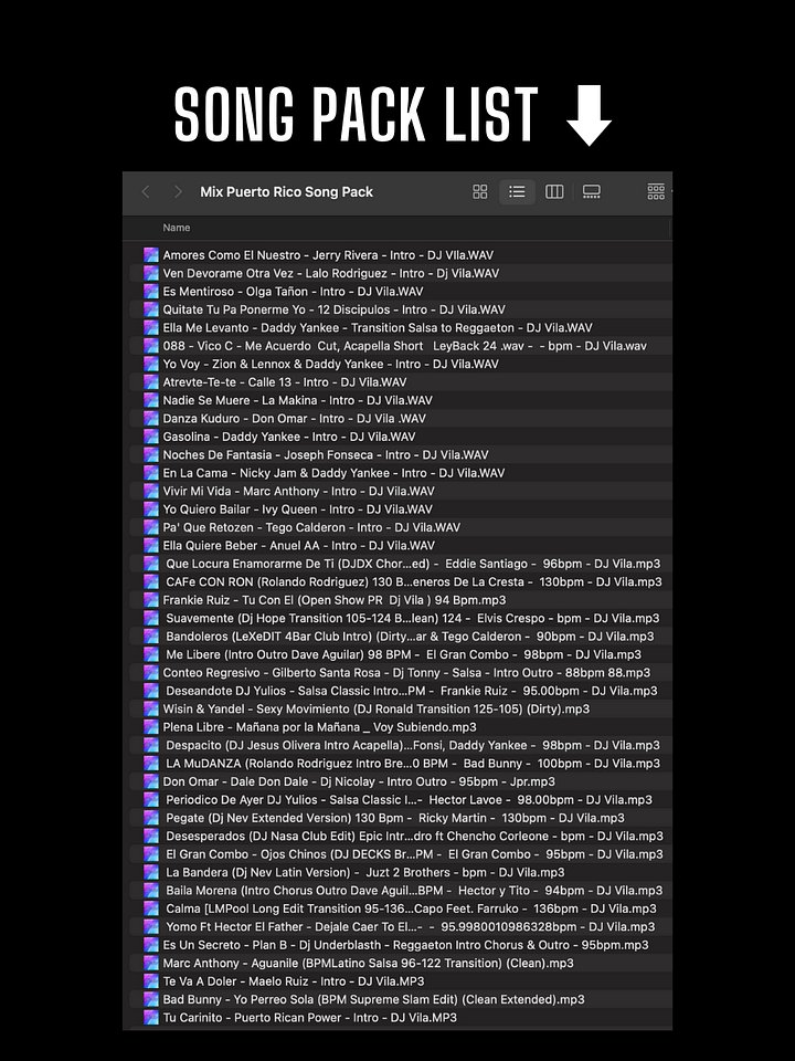 Mix Puerto Rico – Song Pack product image (2)