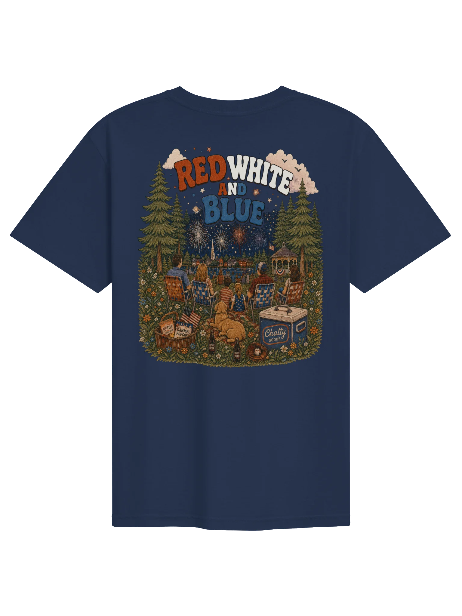 Red, White and Blue USA Fireworks Tee | Americana Collection product image (3)