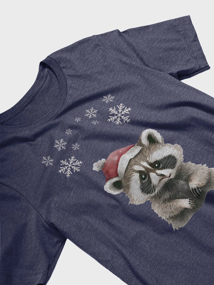 Santa Raccoon T-shirt product image (2)