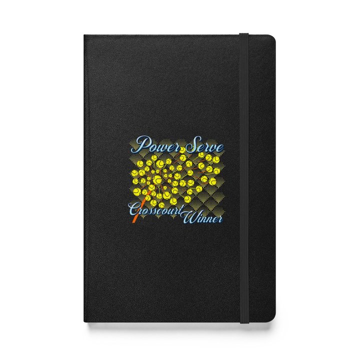Dandelion Tennis Power Serve Crosscourt Winner Dreams Hardcover Notebook product image (1)