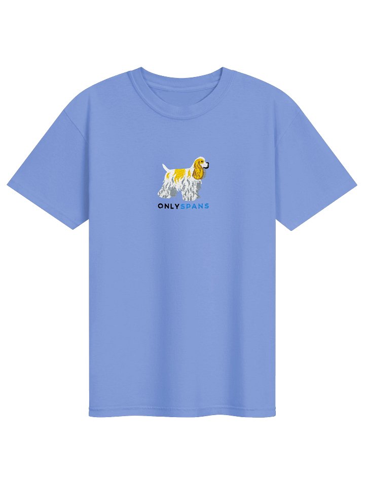 Only Spans T-Shirt(Embroidered) of an American Cocker Spaniel(Lemon & White) product image (5)