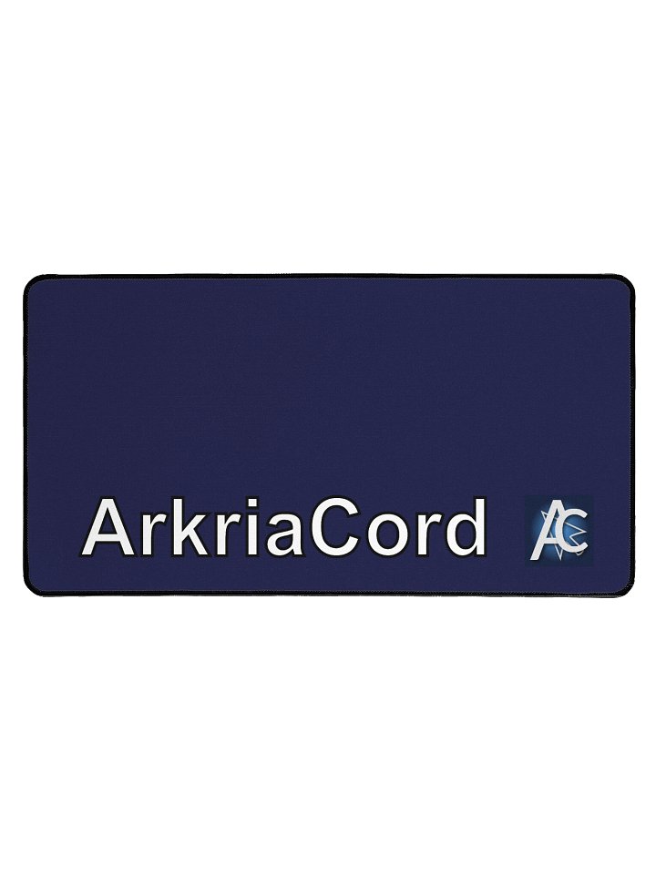 ArkriaCord Dark Blue Desk Mat - Ultimate Comfort and Style product image (1)