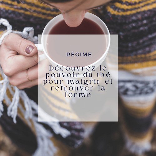 Le thé peut-il vraiment aider à maigrir ? ☕

Le thé vert contient des catéchines, des antioxydants qui stimulent la thermogen...