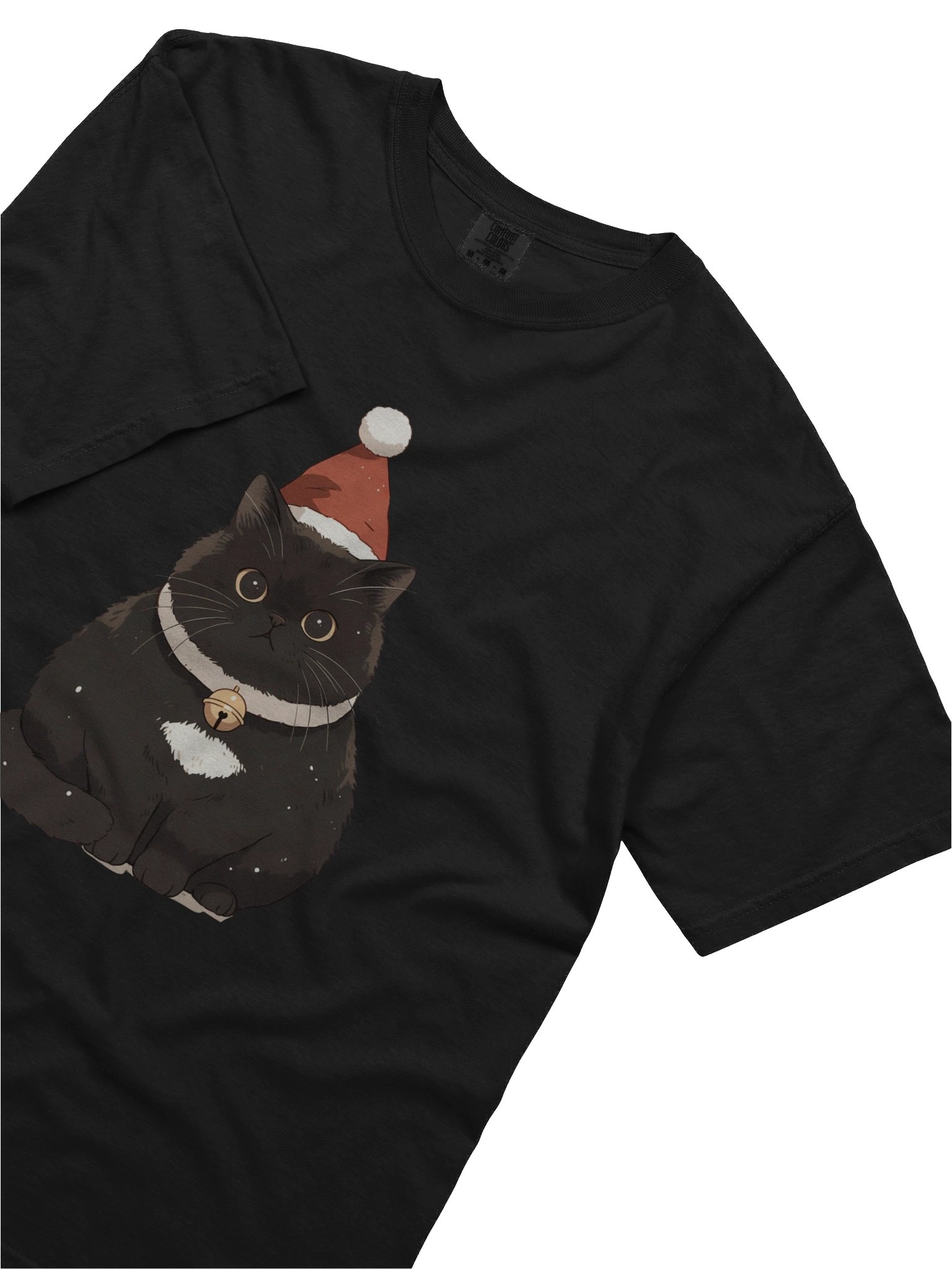 Festive Feline Santa Cat T-Shirt product image (5)