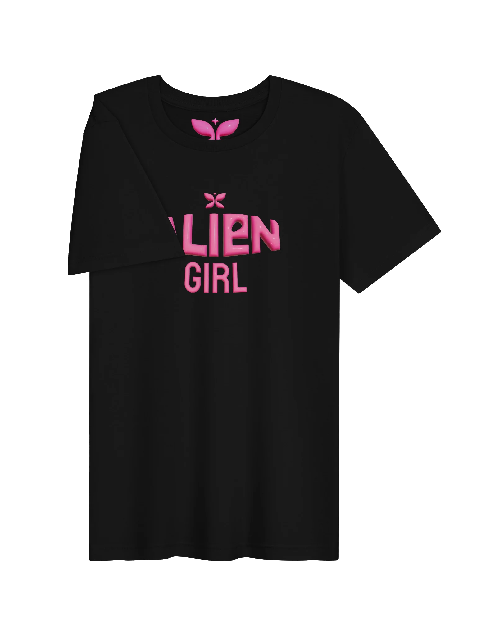 Alien Girl Pink 3D Graphic Tee product image (3)