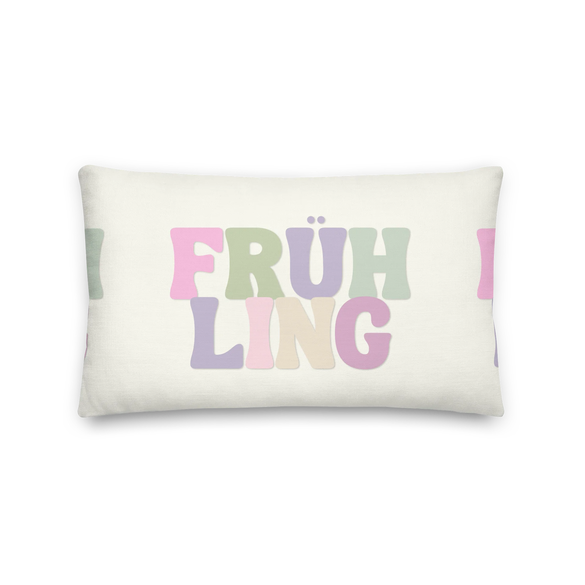 SPRING FRÜHLING QUOTE THROW PILLOW PASTEL product image (4)