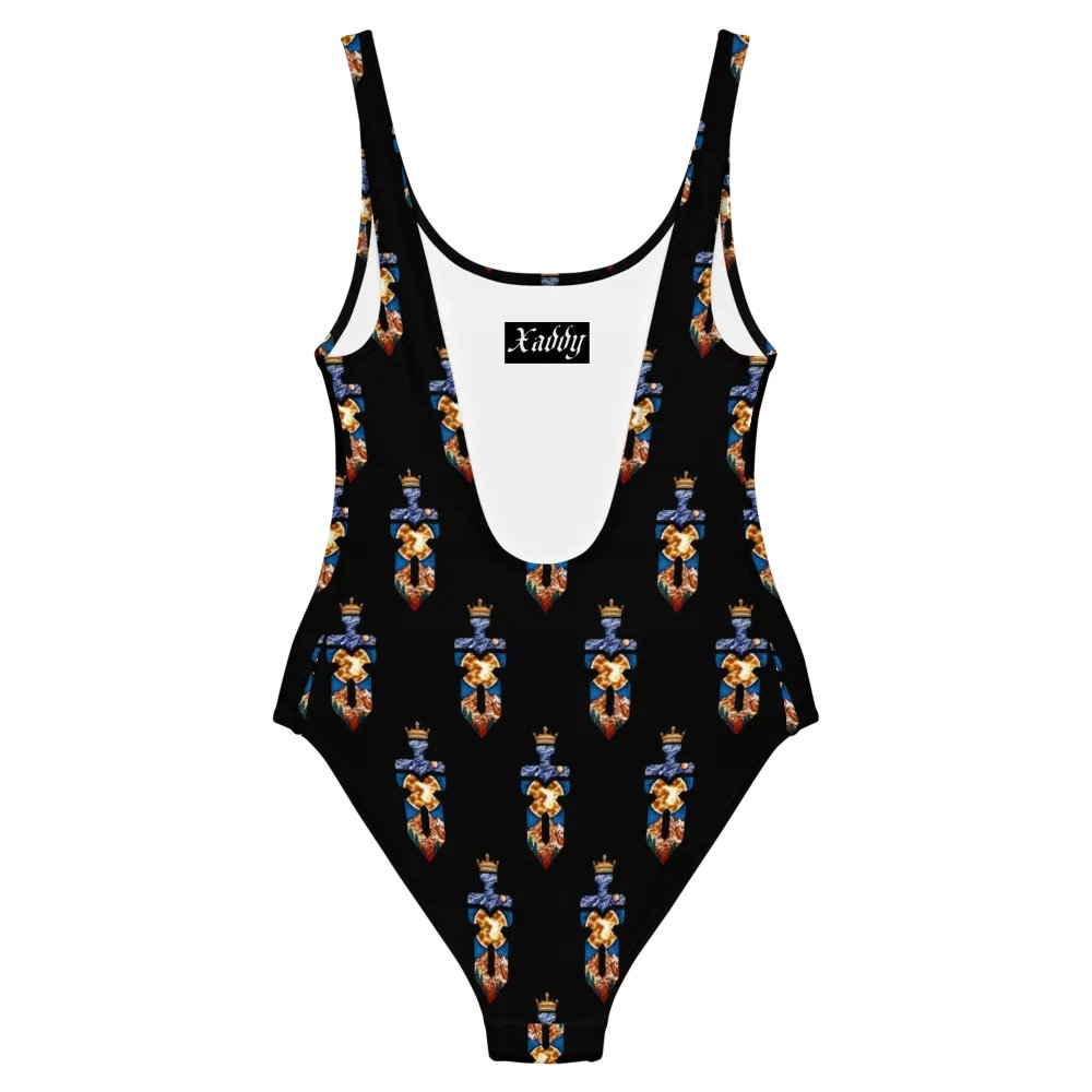 Color Logo One Piece Swimsuit - POA product image (6)