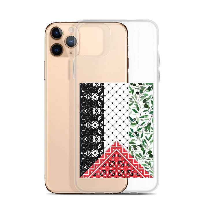 Aesthetic Palestine Flag iPhone Case Clear product image (31)