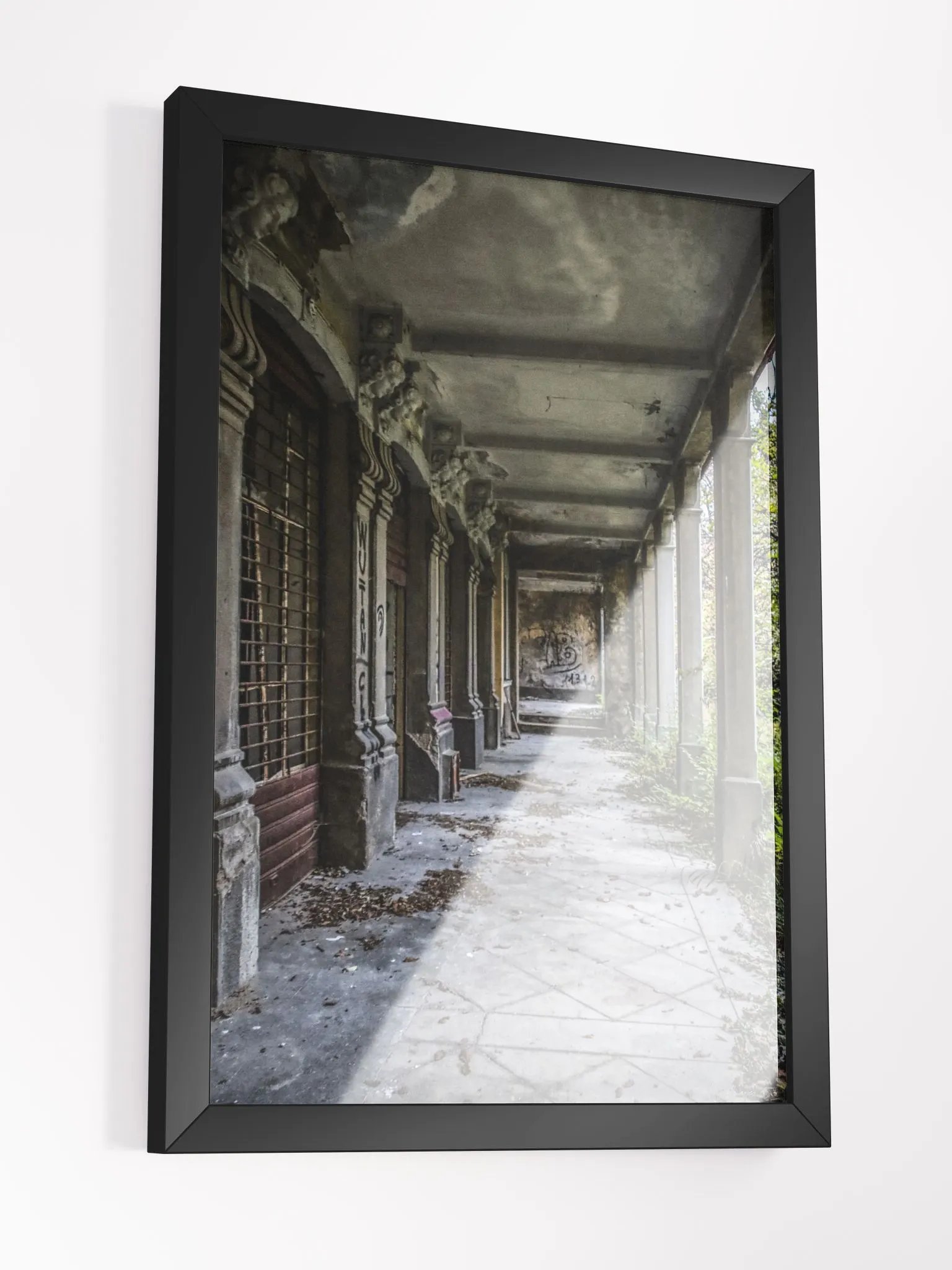 Print fine art - Echoes of Elegance – Abandoned Mountain Lodge-Urbex Italy product image (6)