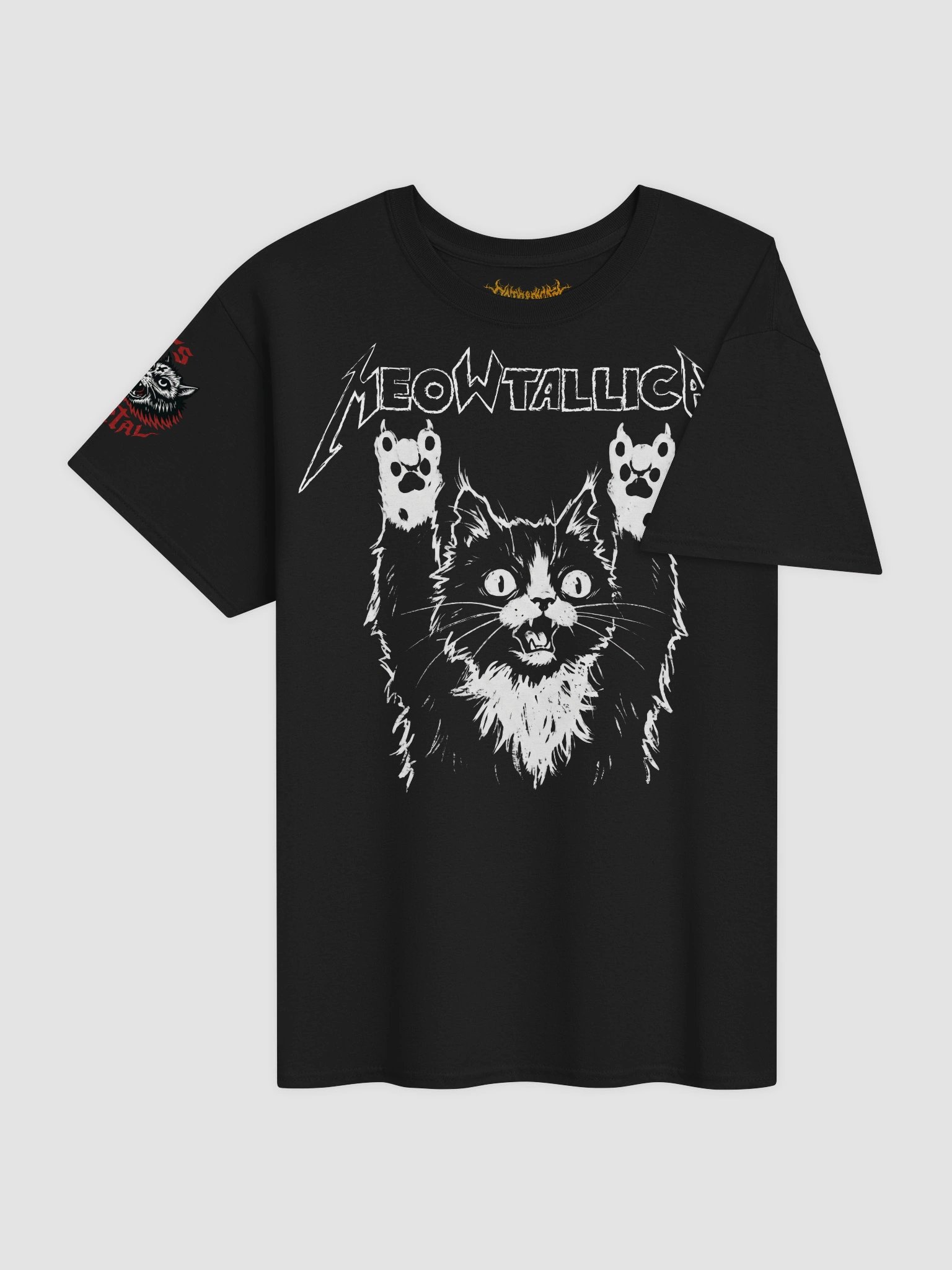 MEOWTALLICA CAT TEE product image (4)