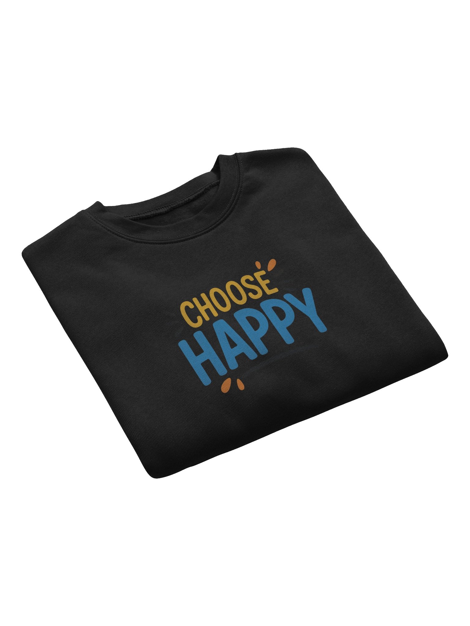 "Choose Happy" Crop Sweatshirt product image (7)