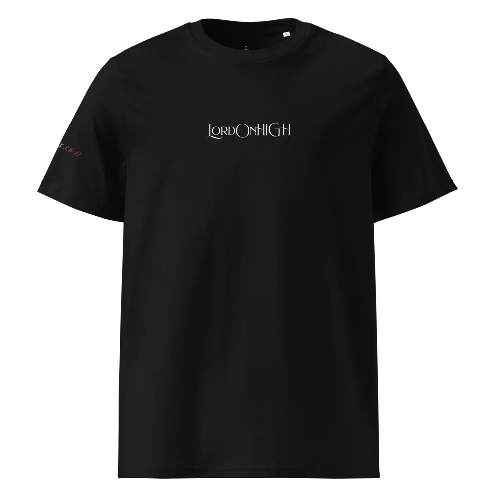 The Lord On HIGH | NEW CHAPTER | UNISEX Tee | White & Pink product image (1)