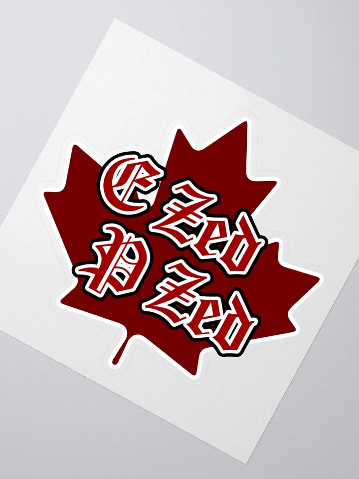 E Zed P Zed Sticker product image (4)