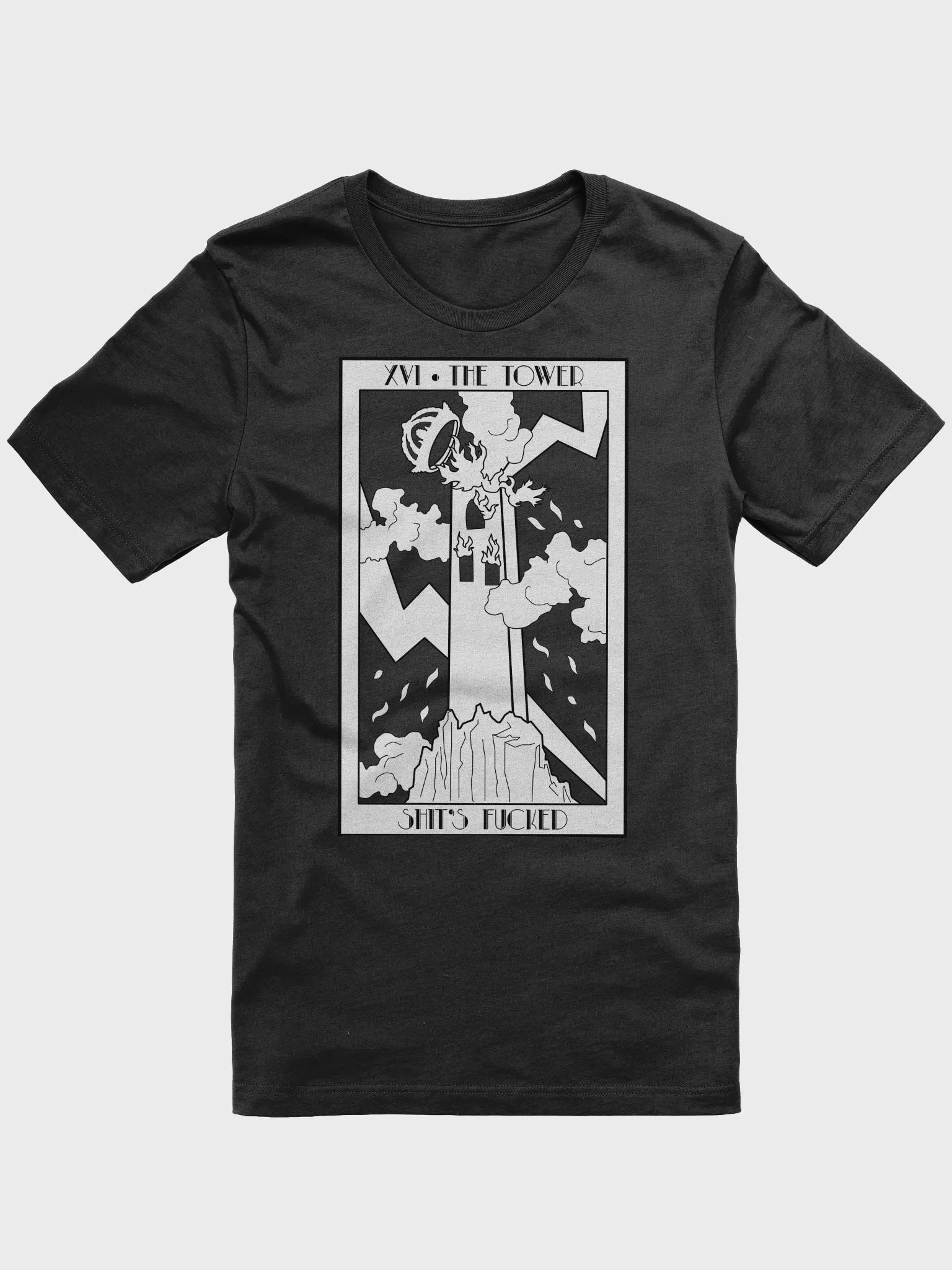 XVI The Tower Dark Mode Supersoft T-Shirt product image (1)