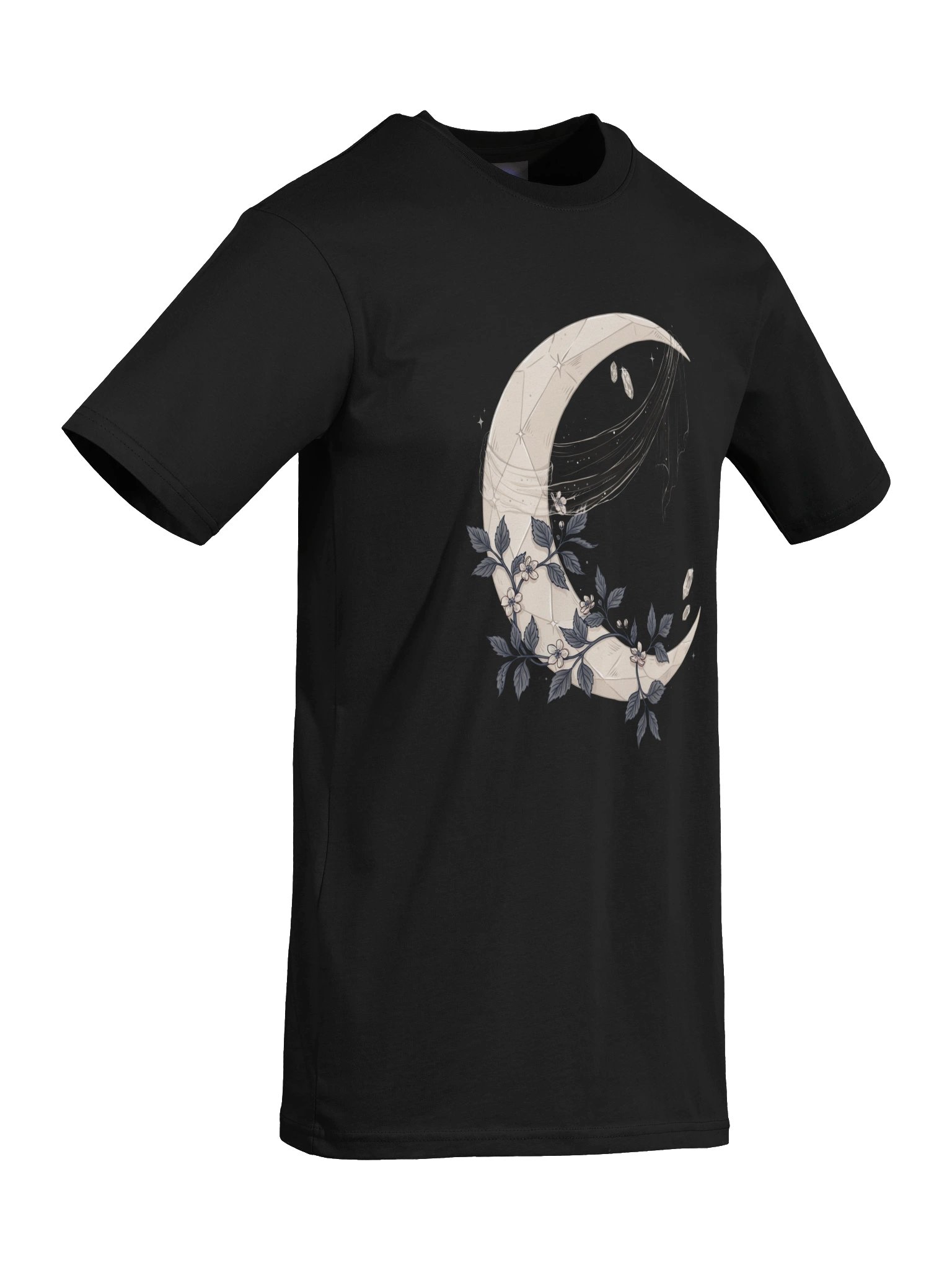 The Veiled Crescent // Botanical Lunar Heavyweight Tee product image (8)