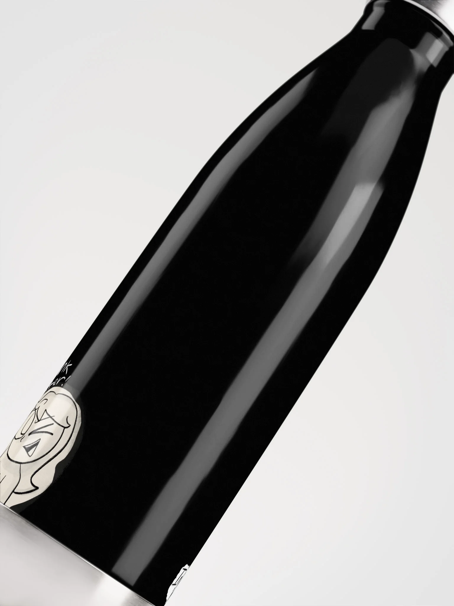 Indy "Drink Water" Water Bottle (Black Version) product image (5)