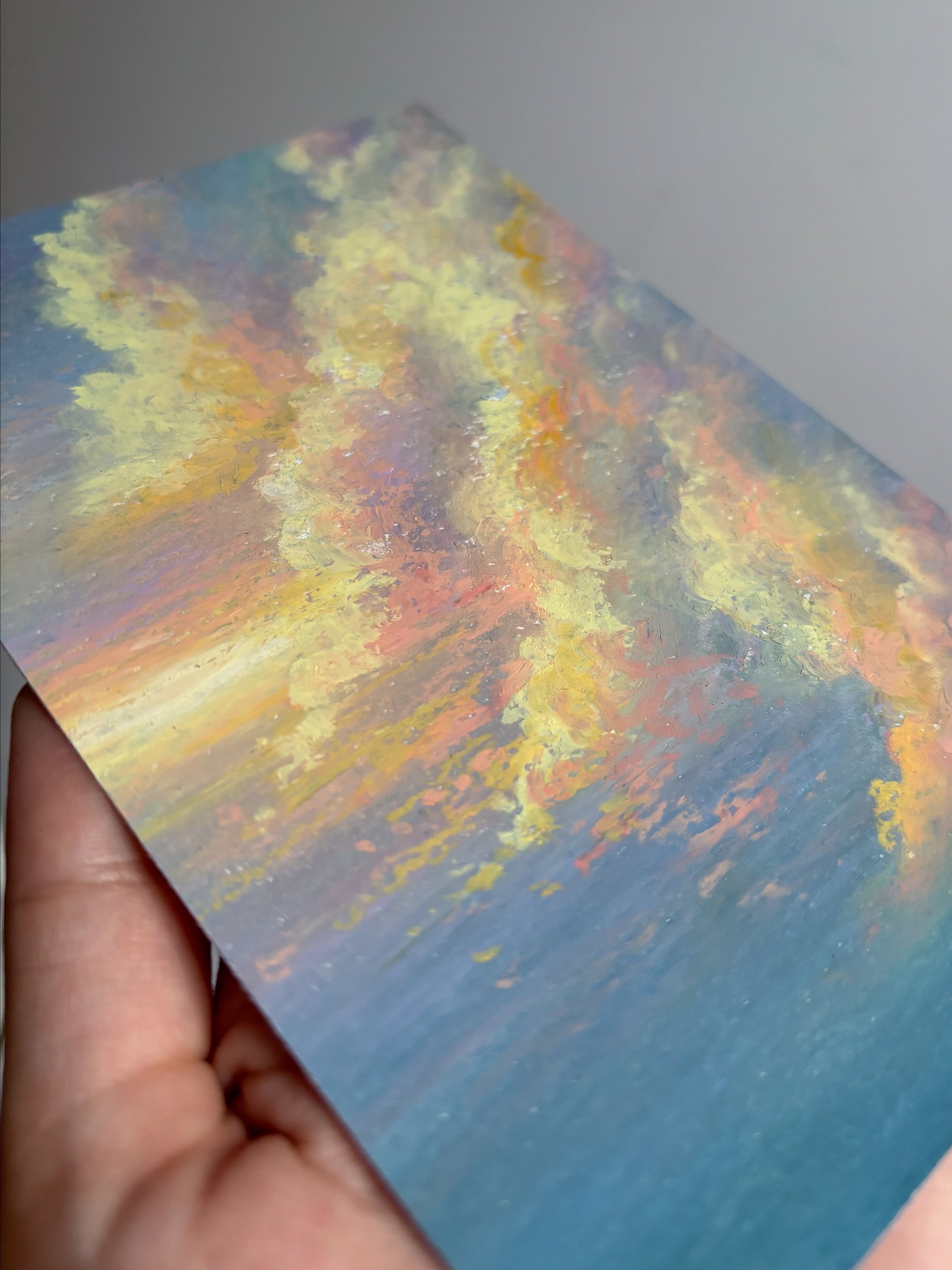 Dreamy Clouds Original Drawing product image (2)