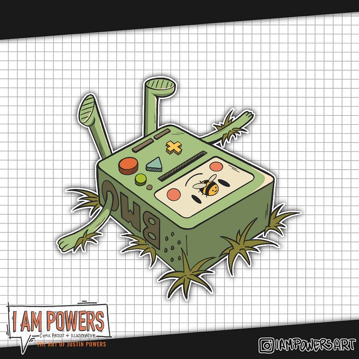 “BMO” | Adventure Time Waterproof Vinyl Sticker product image (2)