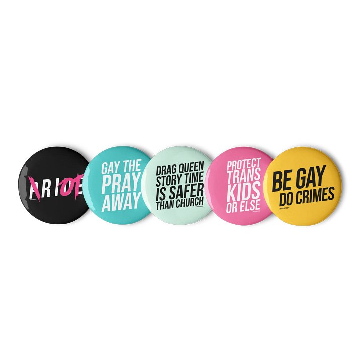FUTILE DEVICE: LGBTQAI+ BUTTONS product image (1)