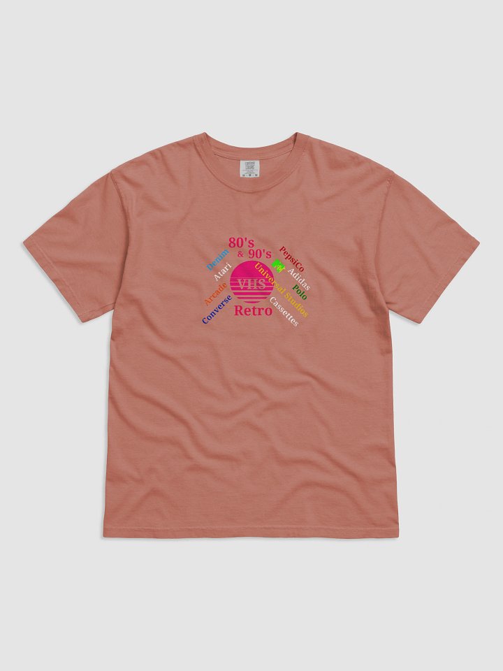 Vibrant Retro VHS Circle Graphic T-Shirt product image (1)