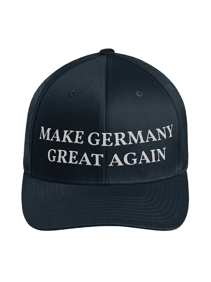 Make Germany Great Again Embroidery Hat, With German Flag On The Left, Closed Back Hat product image (1)