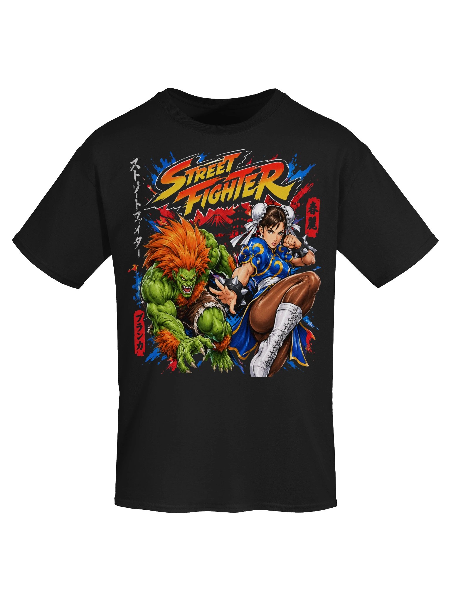 Street Fighter Tee "Blanka and Chun Li" product image (6)