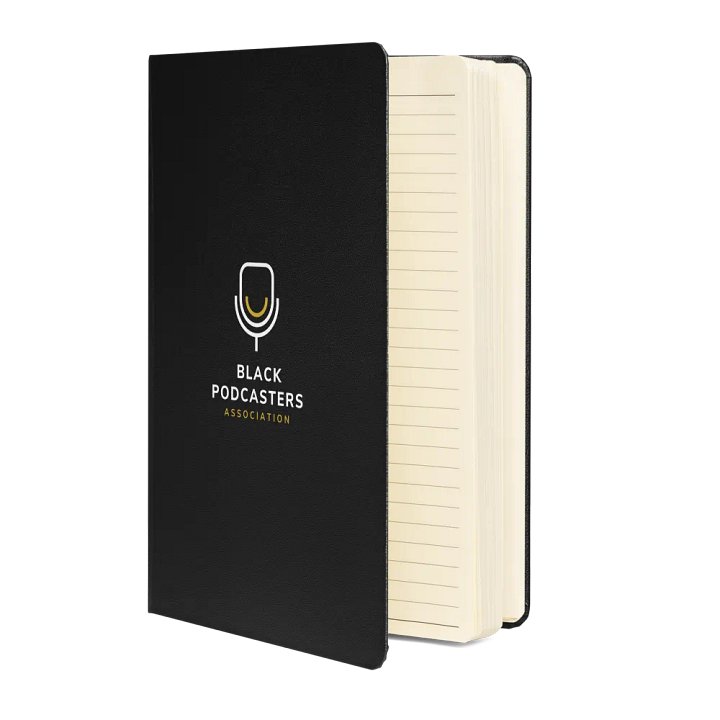 Black Podcasters Association Hardcover Notebook product image (2)