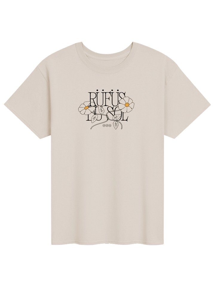 RÜFÜS DU SOL Flower Ecru T-Shirt product image (1)