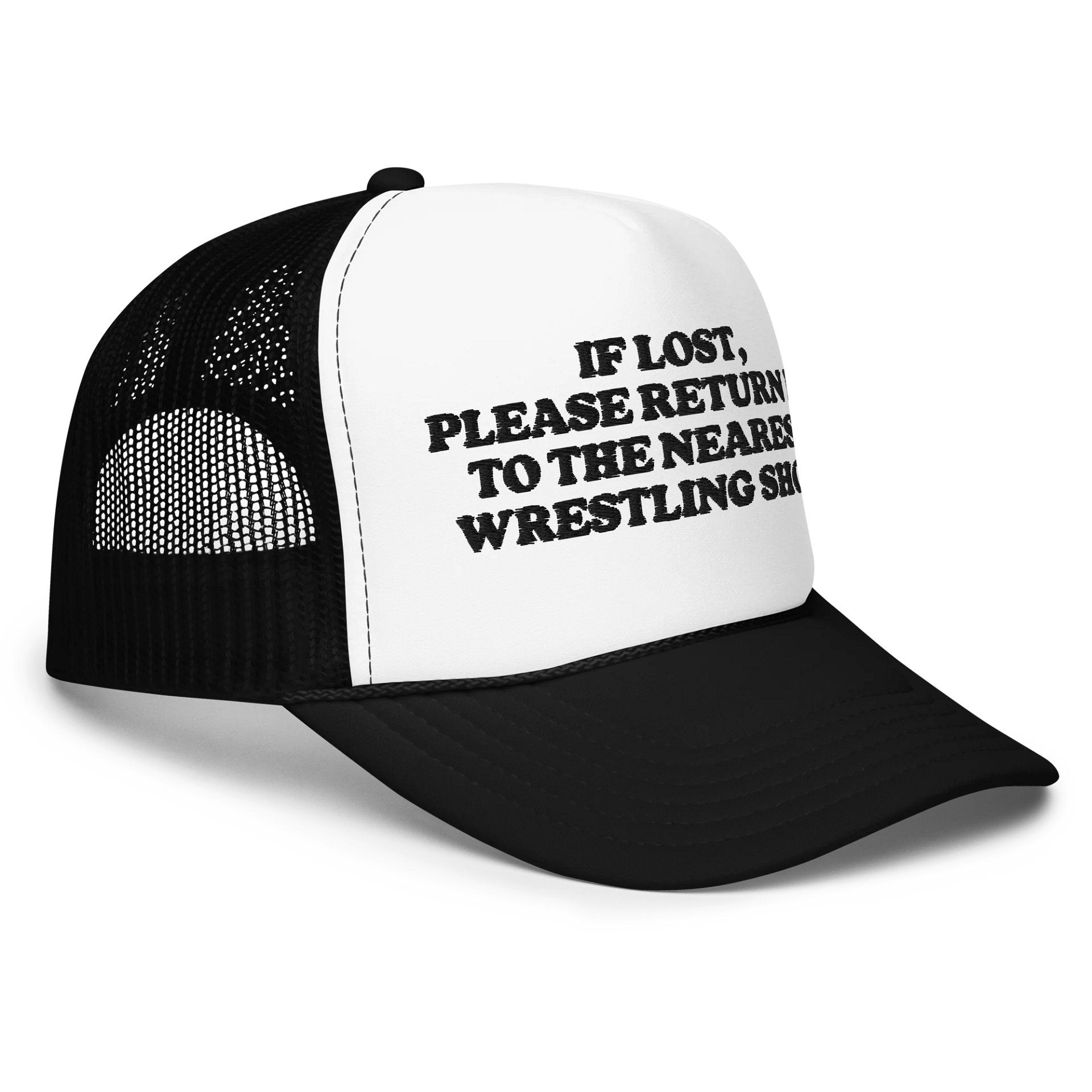 All Roads Lead To Wrestling Embroidered Trucker Hat product image (3)