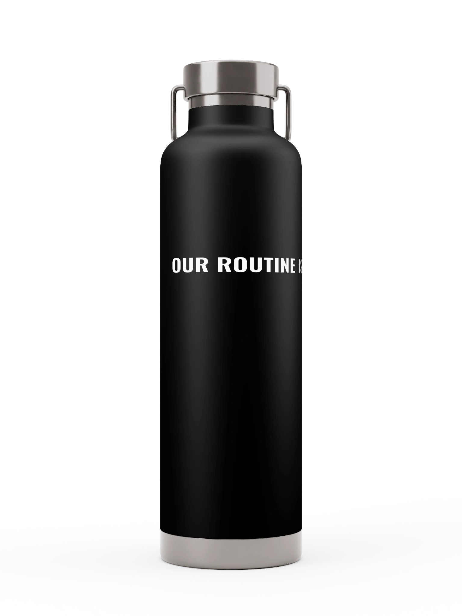 Tiger: Behind the Narrator – "Our Routine Is The Unforeseen" Insulated Bottle product image (3)