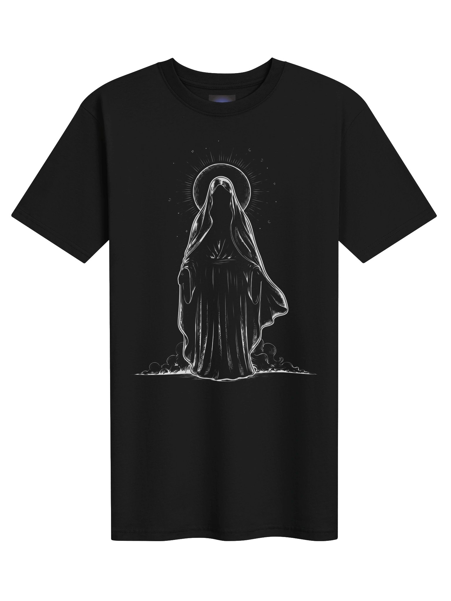 The Cosmic Veil // Shrouded Madonna Heavyweight Tee product image (3)