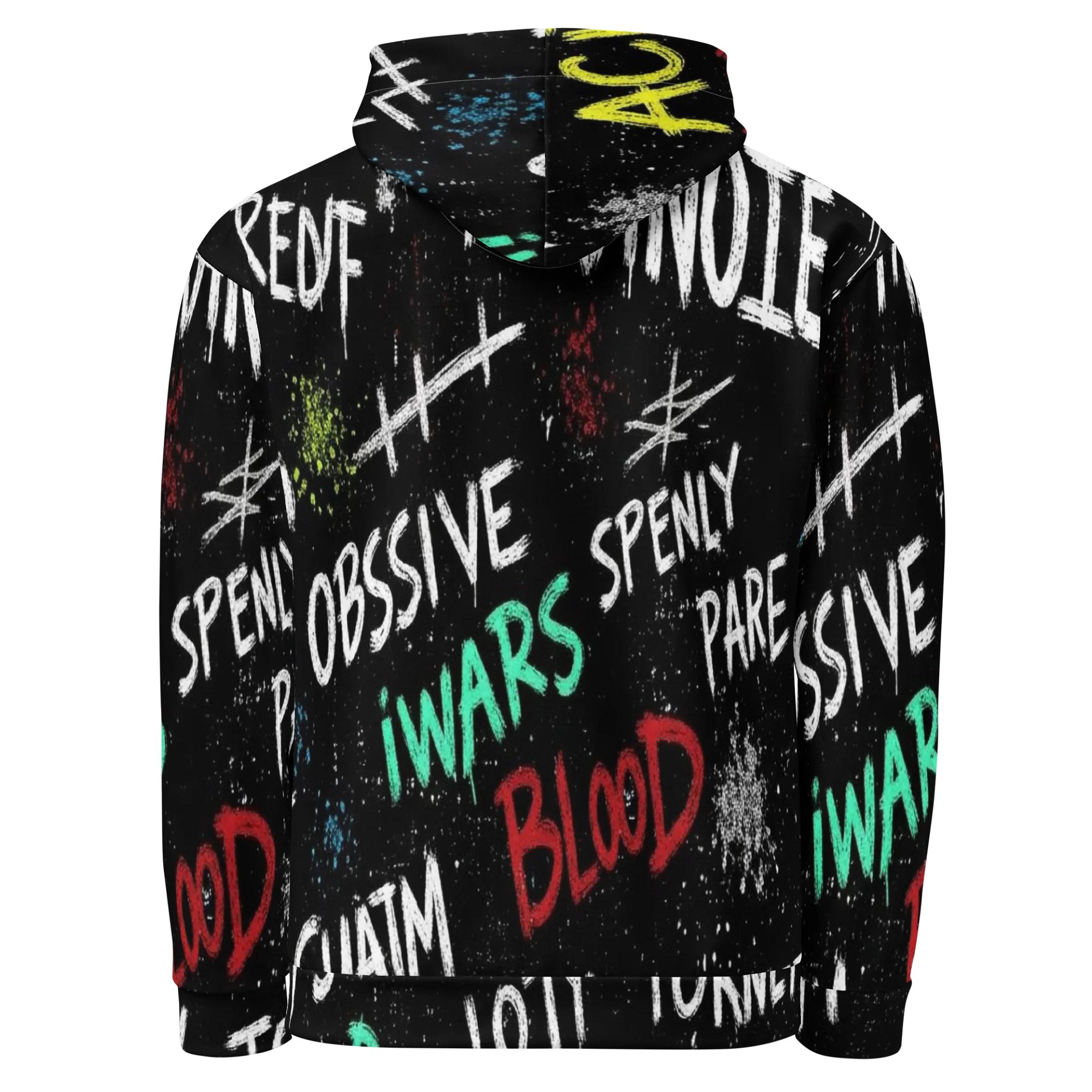 PSYCHO – Mental Static Series — All-Over Print Hoodie product image (7)