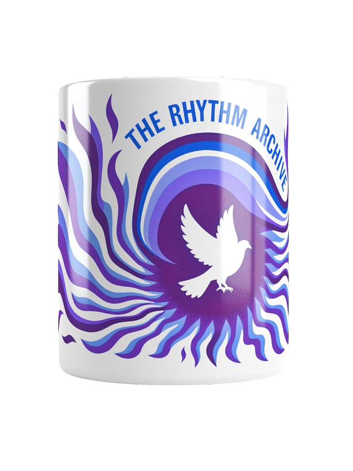 "Dove Wave" White Glossy Mug product image (1)