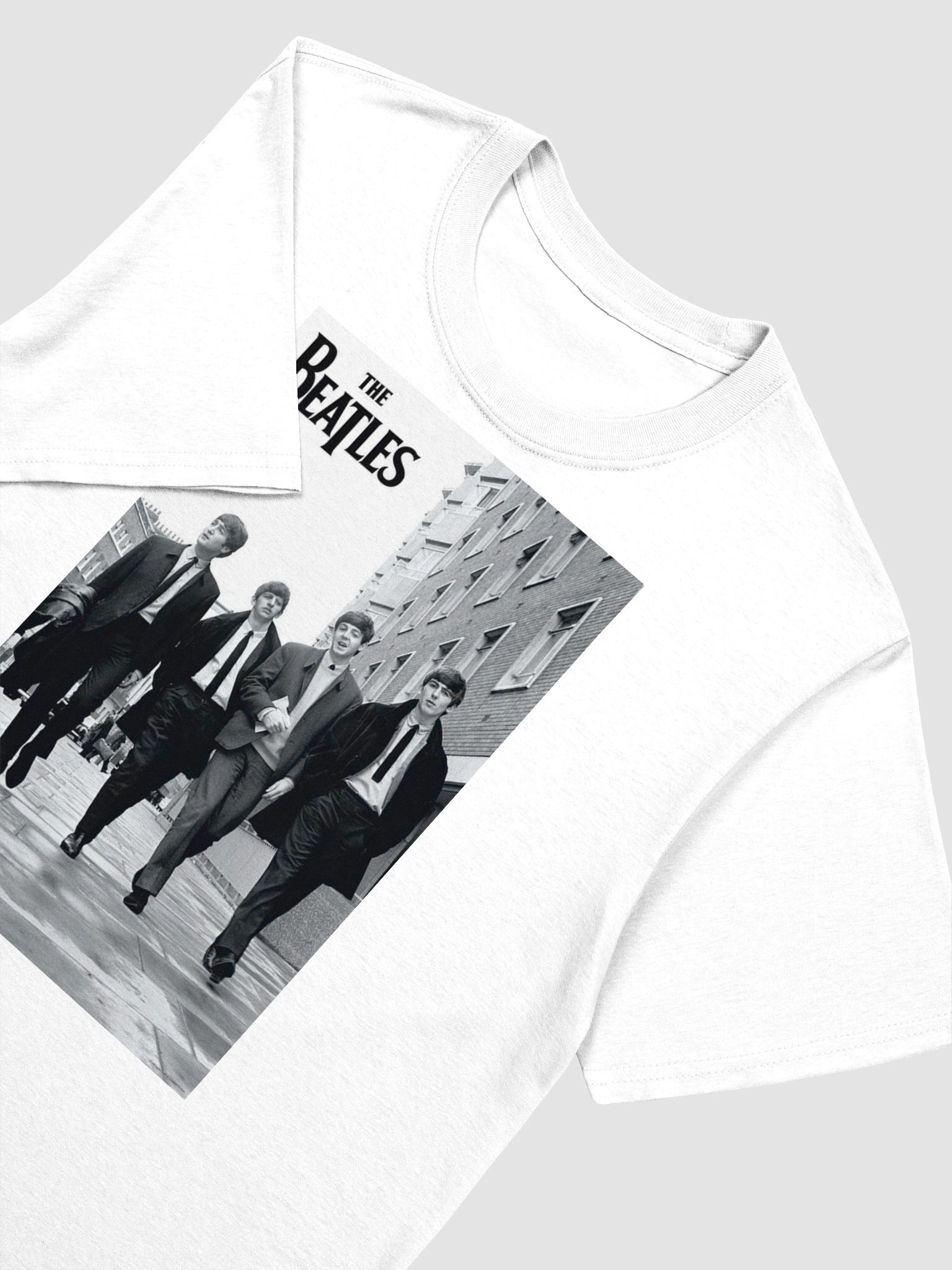 The Beatles T-Shirt | Classic Black & White Walking Photo Graphic Tee | Vintage Rock Band Shirt product image (5)