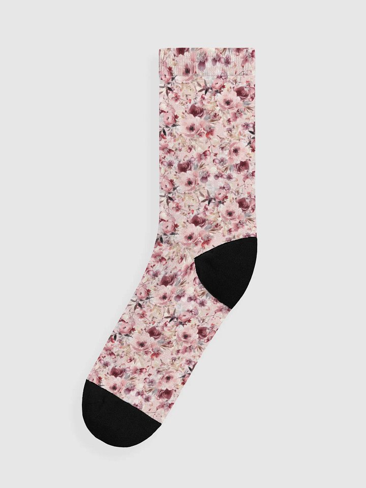 Pink Roses Garden Socks product image (1)