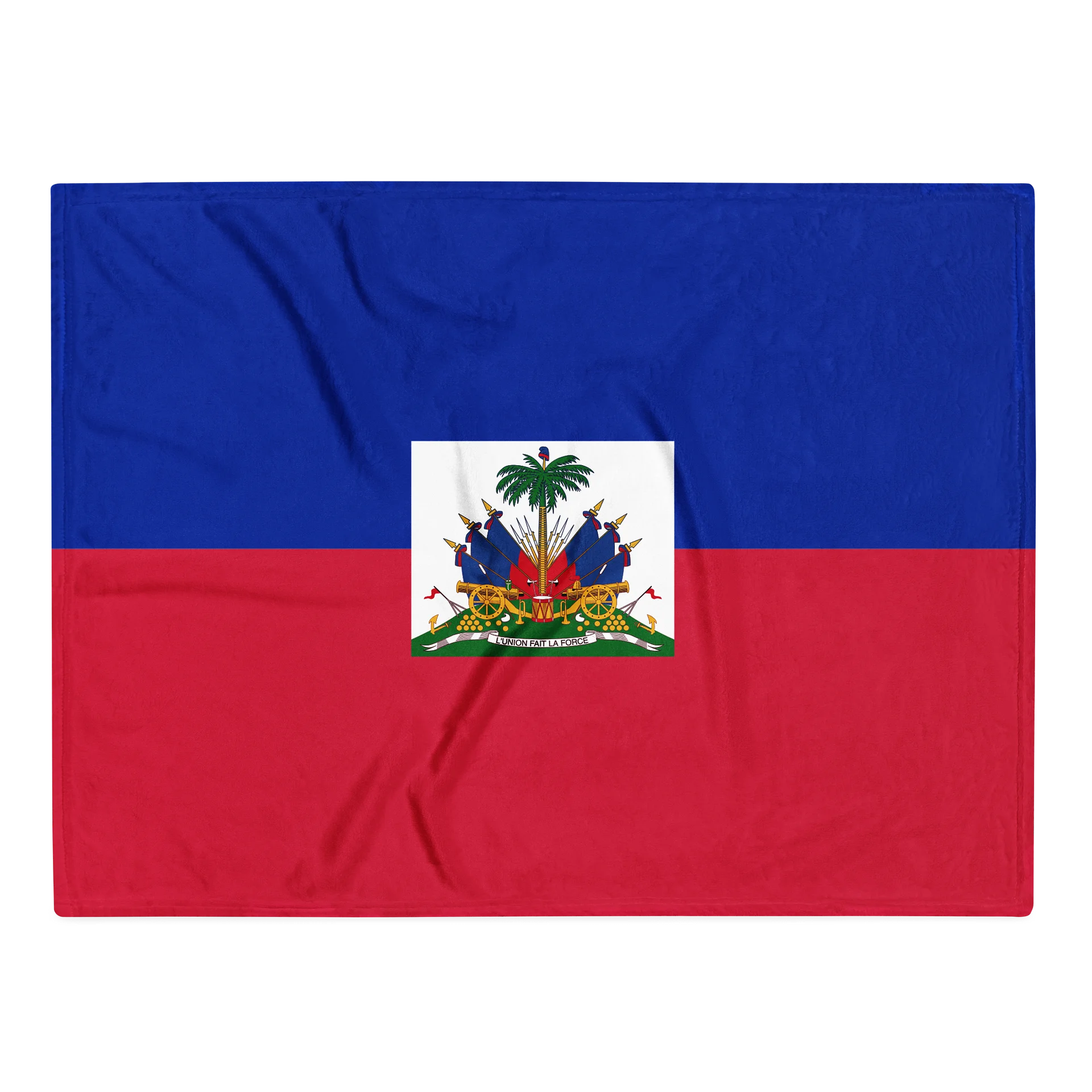 Cozy Haitian flag Throw Blanket product image (1)