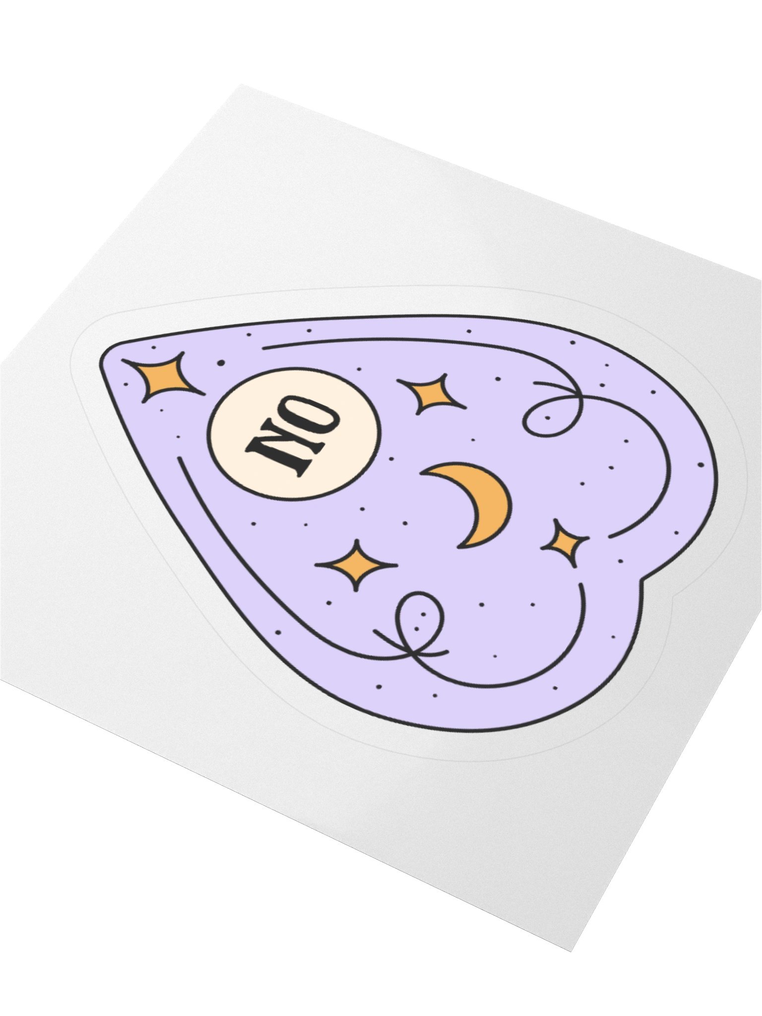 "No" Ouija Board Response Sticker product image (3)