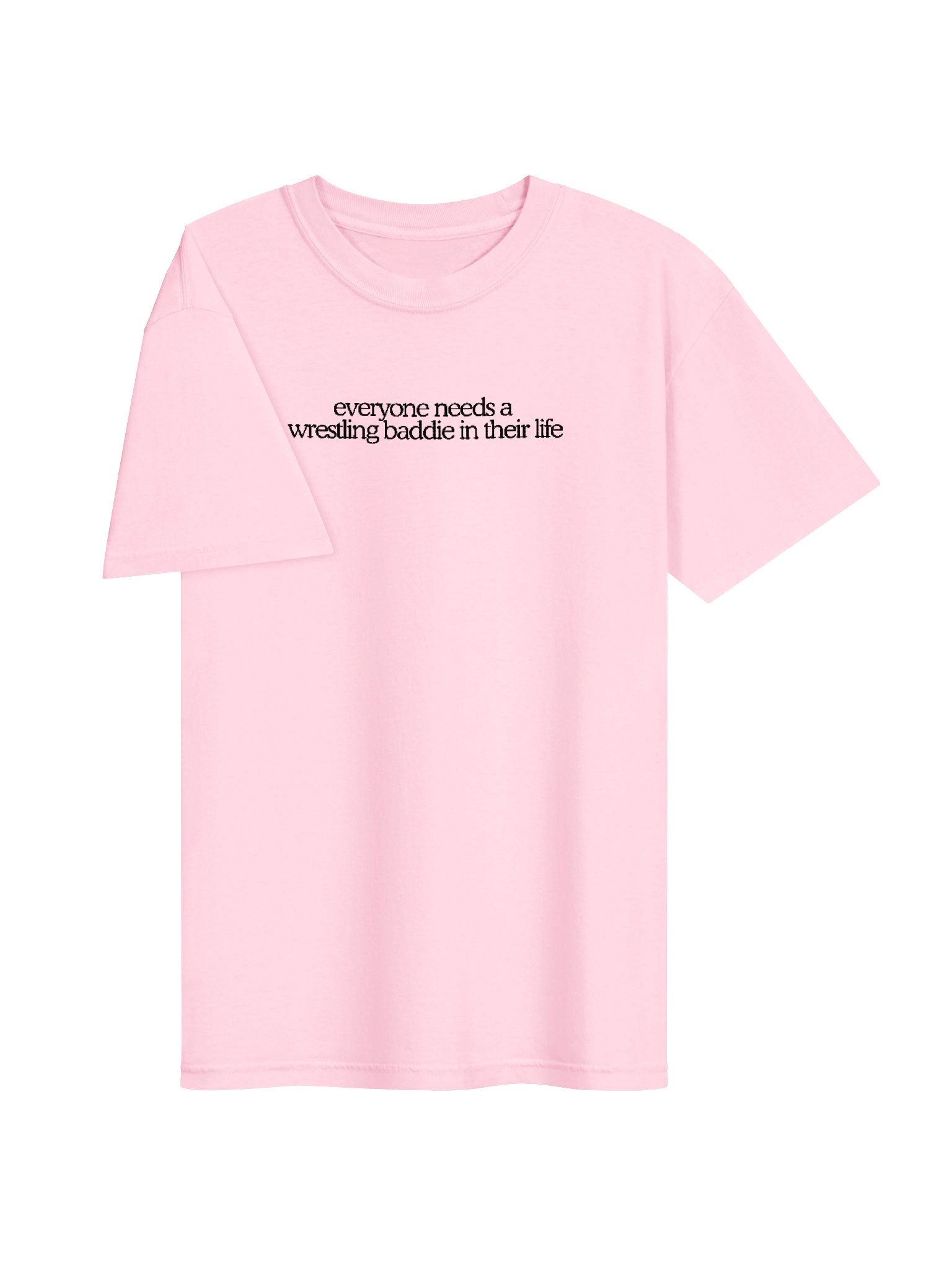 Everyone Needs A Wrestling Baddie In Their Life Embroidered Short Sleeved T-Shirt product image (17)