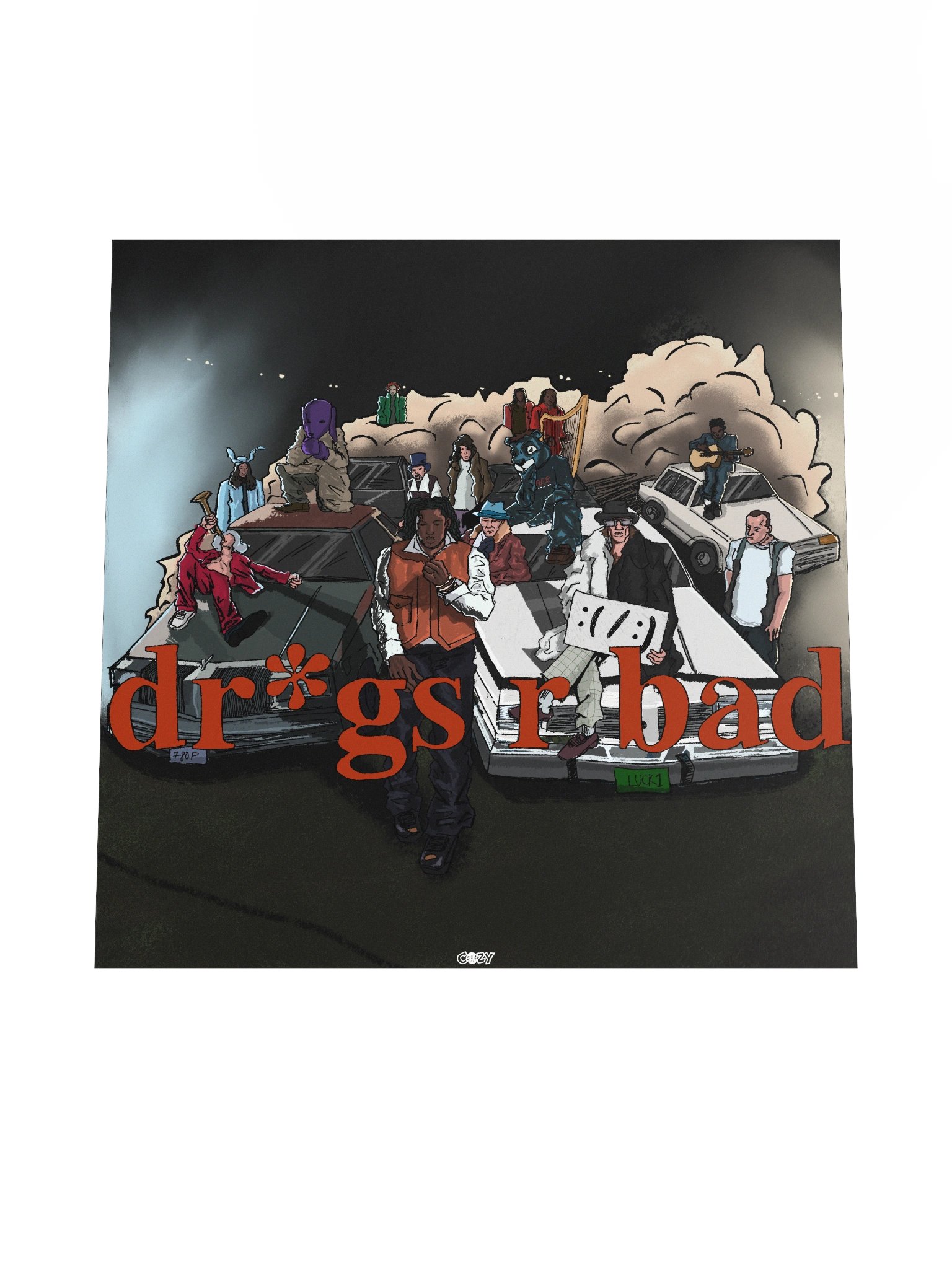 DR*GS R BAD ART PRINT product image (4)
