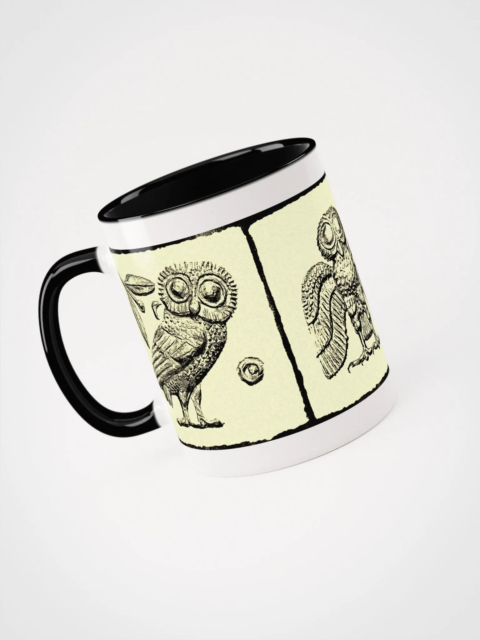 Iconic Athenian Owls Traditional Greek Art 3rd Century BC, Coffee & Tea Mug product image (1)