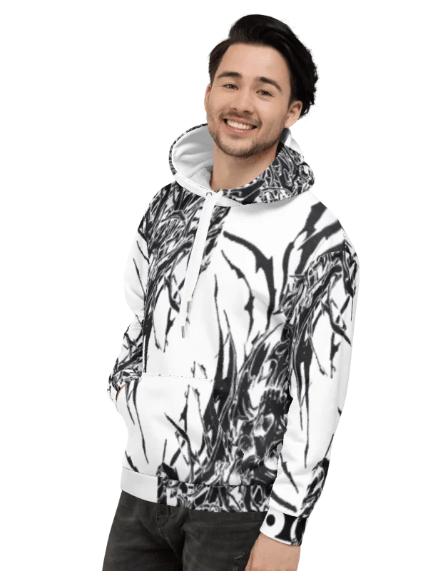 Ink Chaos All-Over Print Unisex Hoodie product image (5)