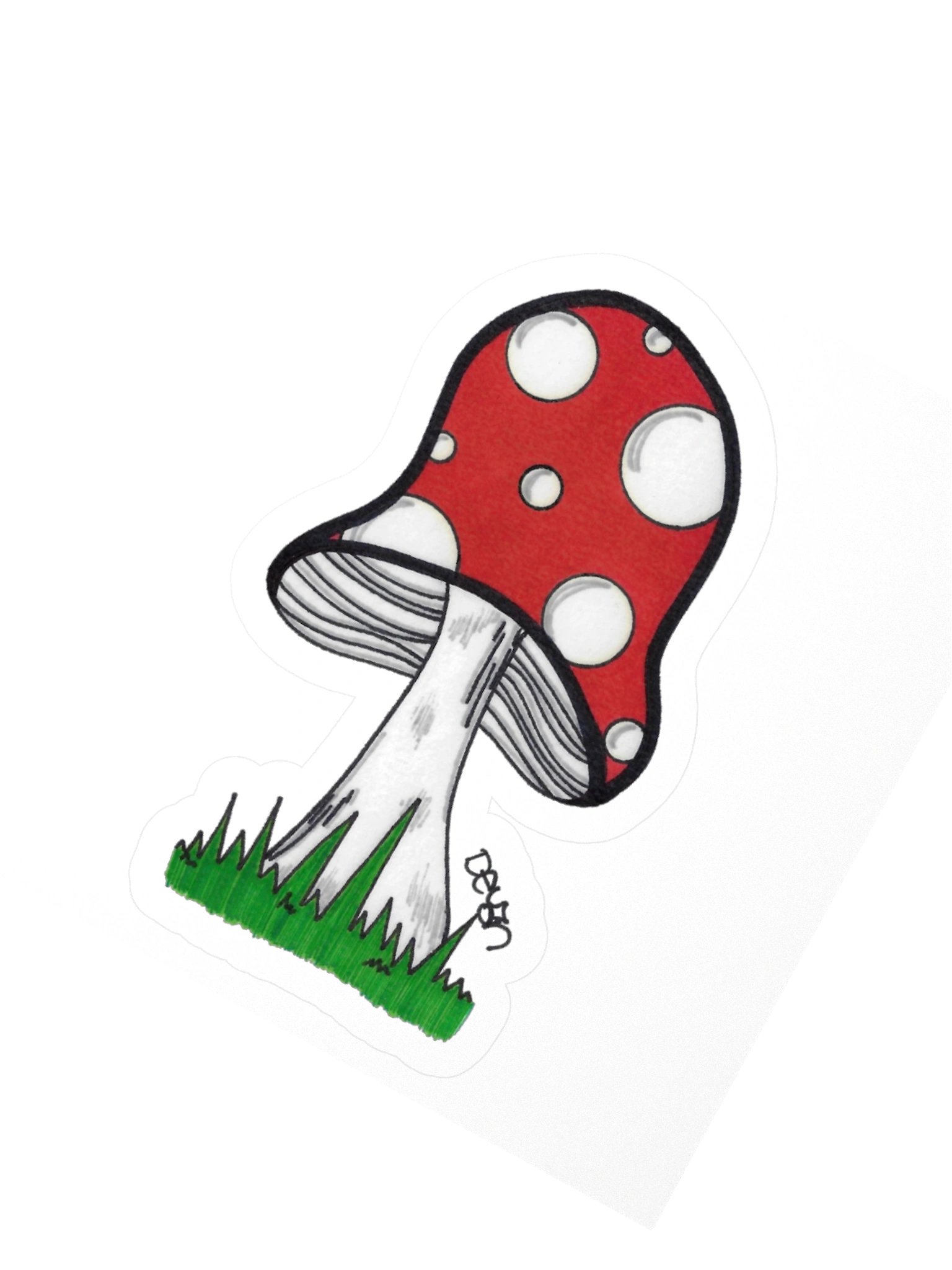 Big Red Mushroom Sticker product image (2)