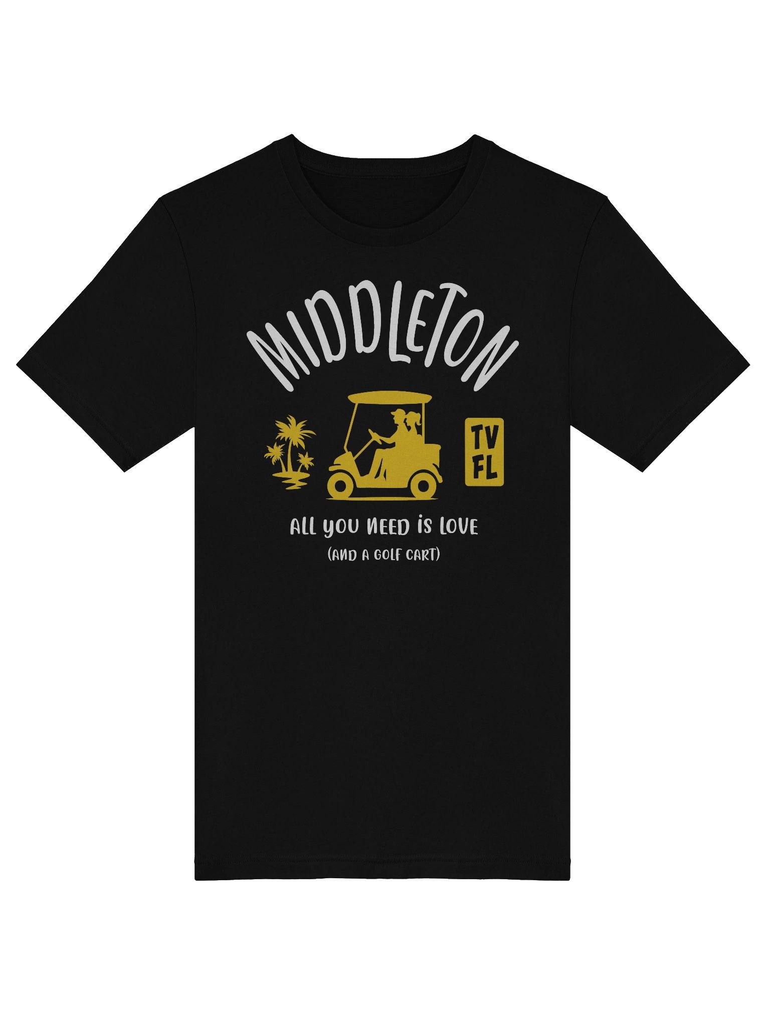 Middleton TV Florida USA Golf Cart Design T-shirt product image (33)