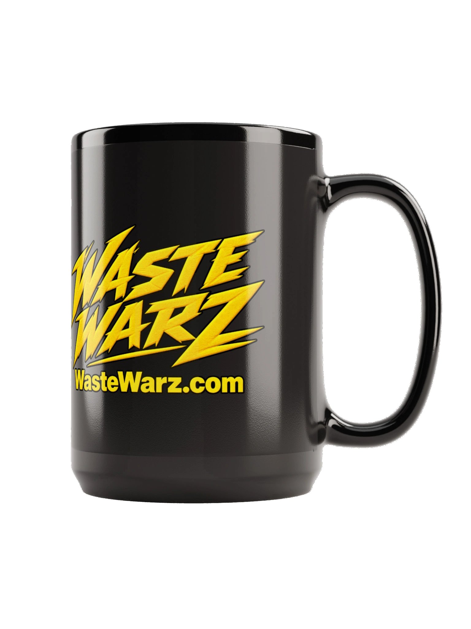 Waste Warz — 15 oz Black Coffee Mug product image (3)
