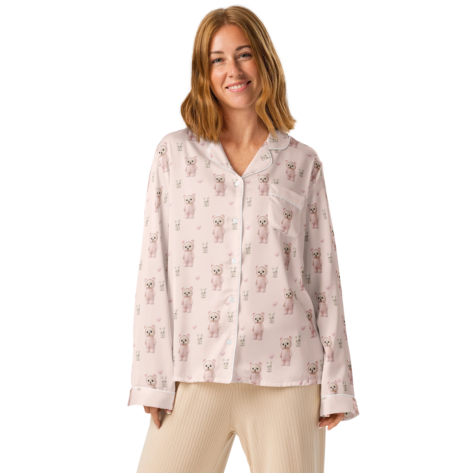 Baby Bear Sweet Dreams Long-Sleeve Pyjama Top product image (1)