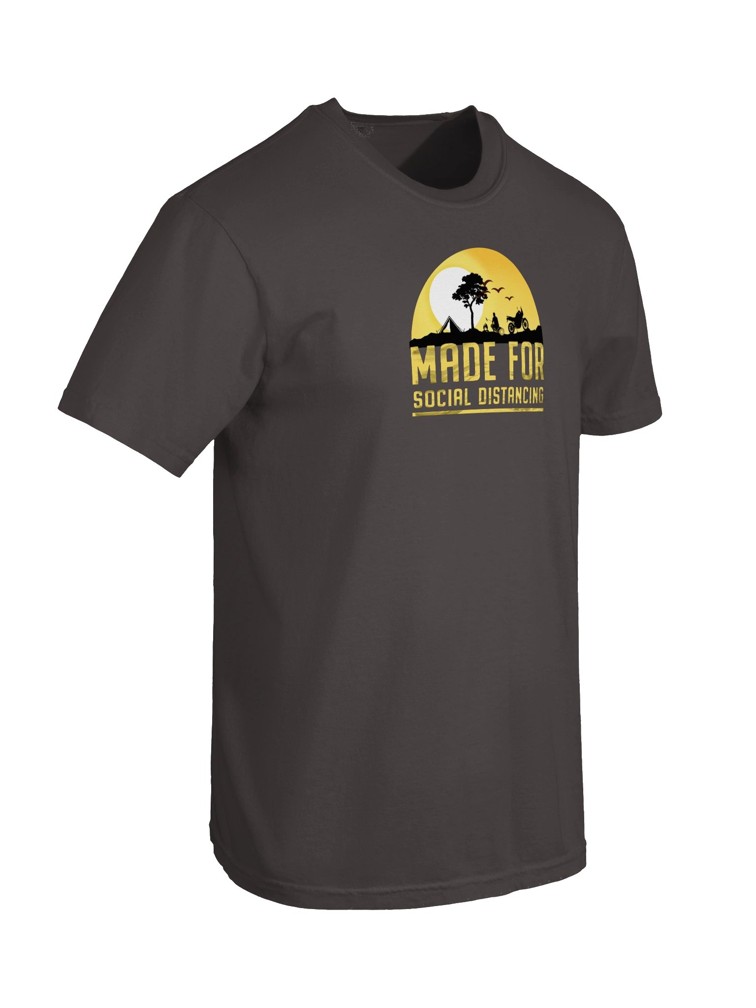 Made for Social Distancing | Adventure Motorcycle T-Shirt product image (5)