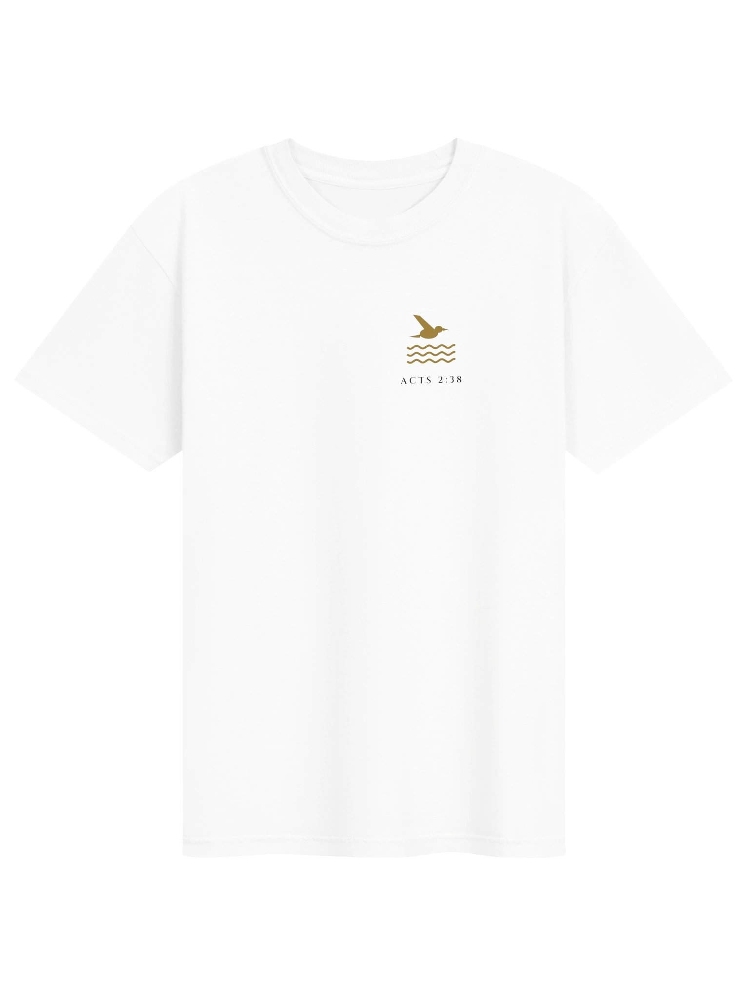 Acts 2:38 Tee - White product image (1)