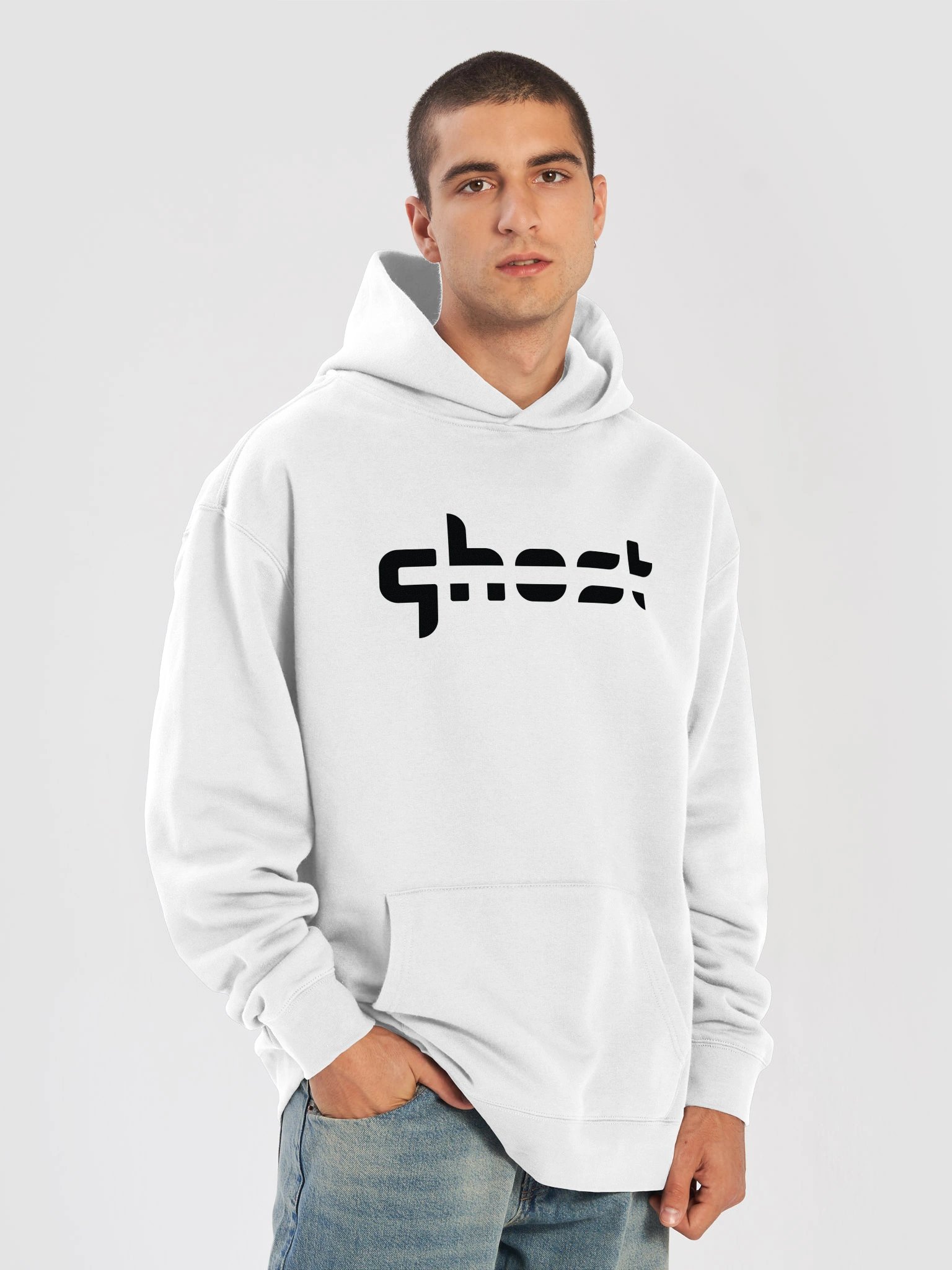 Ghost Gaming White Hoodie product image (7)