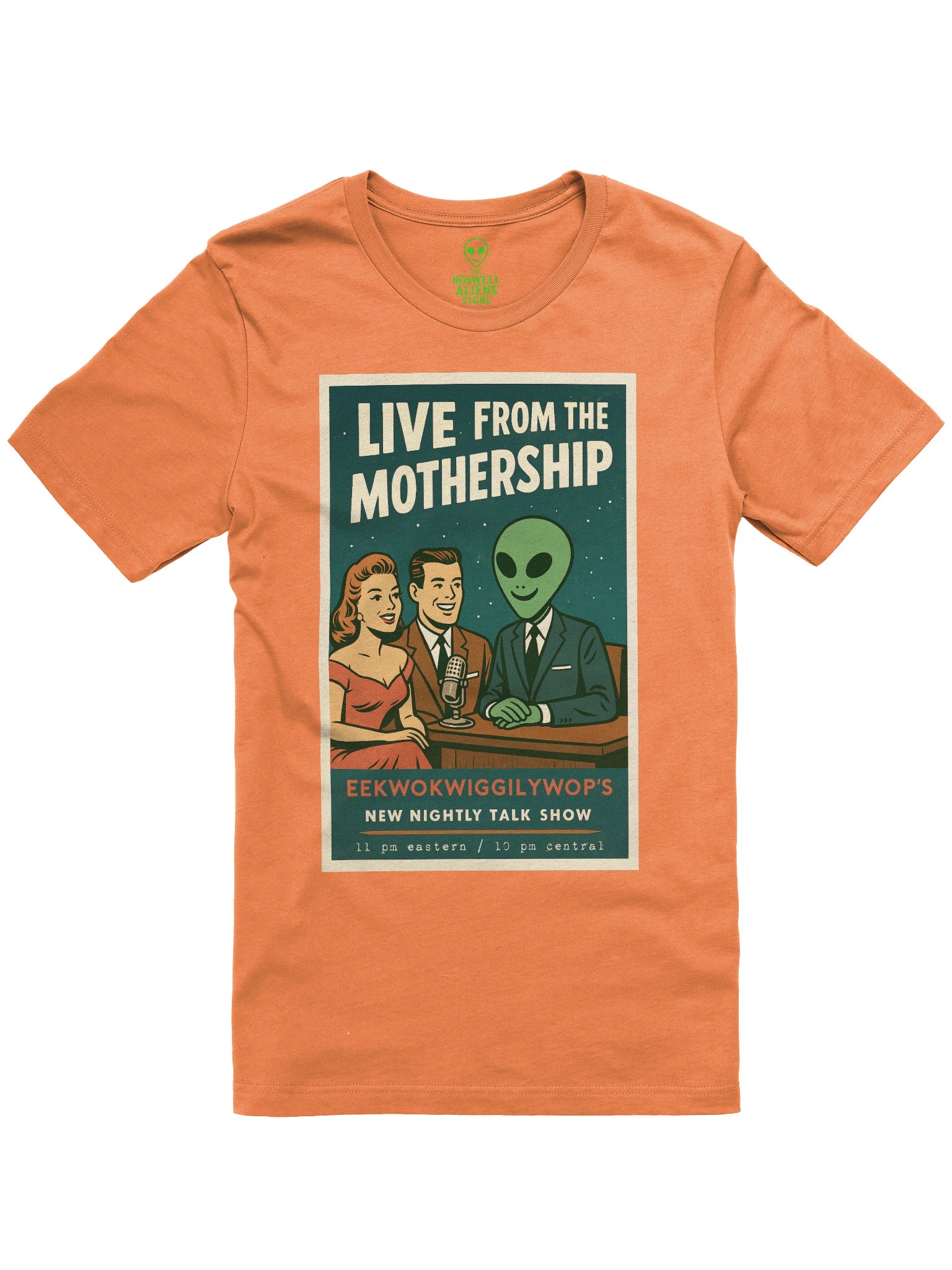 Late Night Talk Show Roswell Aliens 1950's Retro Concert Tee Fit Unisex T-Shirt product image (61)